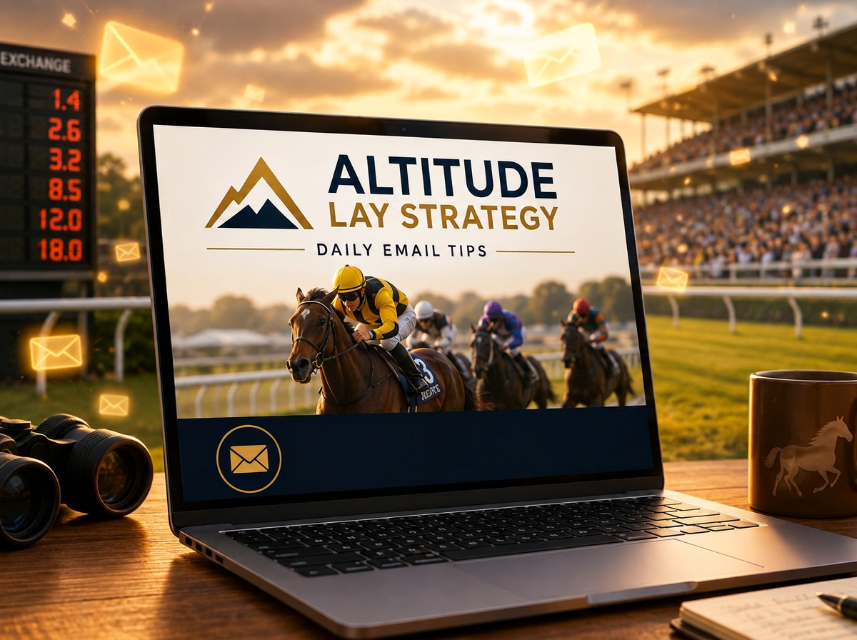 Altitude Lay Strategy daily email tips for horse racing lay betting by Joe Walmsley