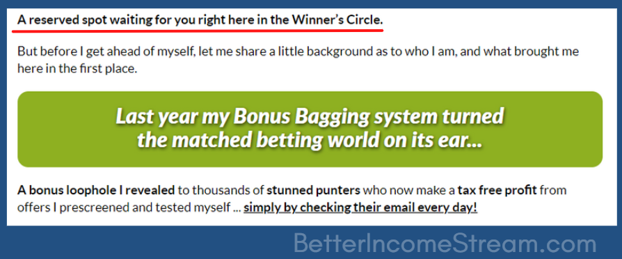 Bonus Bagging Program